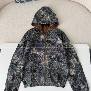 「#4978」Louis Vuitton x NIGO FW25 Reversible Hooded Zip-Up Jacket