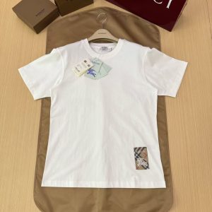 「#4479」BURBERRY hem warhorse check label short sleeves