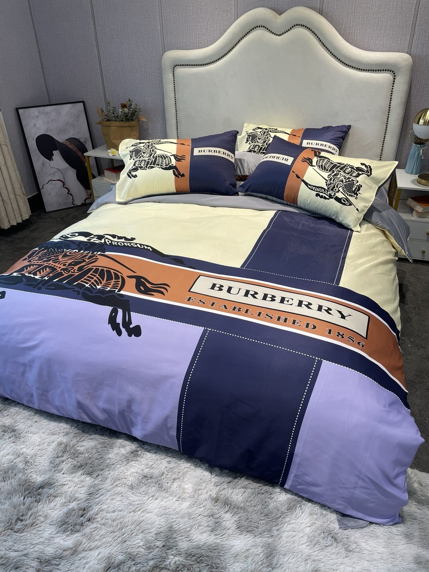 「#2251」Bedding-Burberry four-piece set