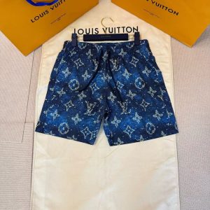 「#4472」LOUIS VUITTON Sailboat Print Beach Shorts