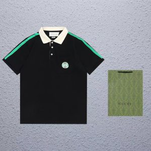 「#4094」Gucci 2025 new jacquard cotton polo (no box)