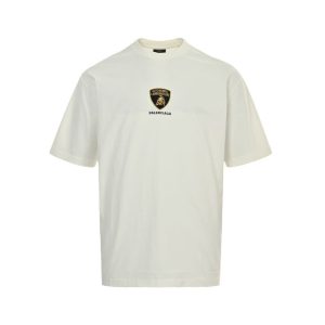 「#4401」Balenciaga 25ss Lamborghini co-branded embroidered short sleeve
