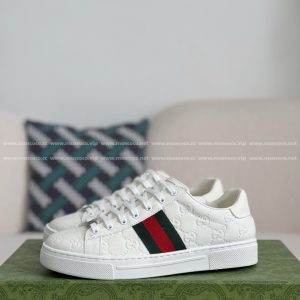 「#3266」Gucci ACE Leather plank shoes