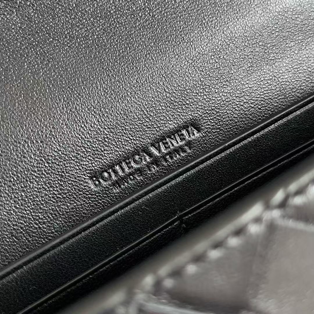 「#3846」BOTTECA VENETA uses exquisite craftsmanship intreccio woven imported sheepskin evening clutch bag Si