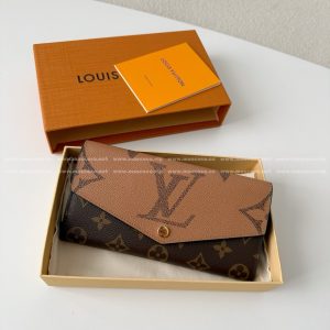 「#5412」Louis Vuitton Classic Color-Blocked Monogram Wallet