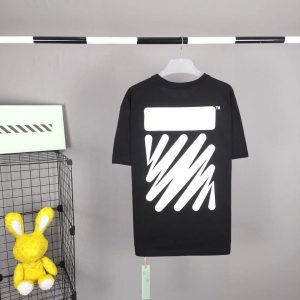 「#3963」off white black and white graffiti brush zebra crossing electrocardiogram