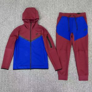 「#4660」Nike Sportswear NSW Tech Fleece Zip-Up Hoodie Set