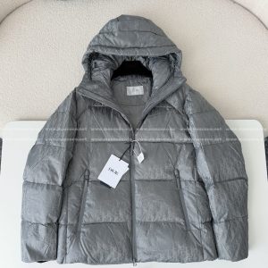 「#5270」DIOR All-Over Letter Logo Down Jacket