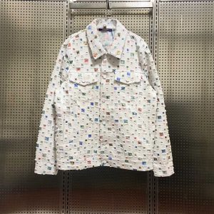 「#3275」Louis Vuitton Spring New Destroyed Denim Jacket