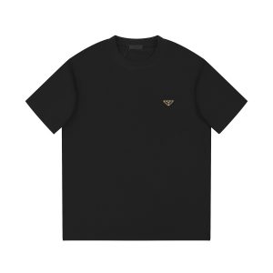 「#1681」Prada new classic metal logo t-shirt spring summer 2024