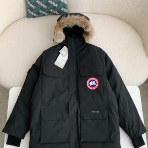 「#2579」Canada goose Classic expedition pure color winter hardhat Parker coat down jacket