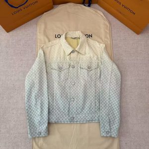 「#4742」LOUIS VUITTON SS25 gradient lapel single-breasted long-sleeved jacket