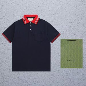 「#4091」Gucci 2025 new jacquard cotton polo (no box)