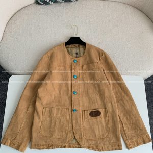 「#2984」Louis Vuitton FW24 Round Neck Single Breasted Casual Jacket
