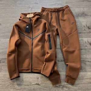 「#4664」Nike Sportswear NSW Tech Fleece Zip-Up Hoodie Set