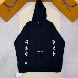 「#4901」Chrome Hearts limited edition cross-stud hoodie
