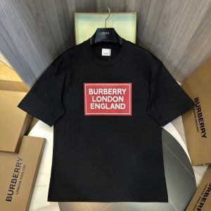 「#2011」Burberry 2024ss latest, logo printed cotton three-dimensional loose t-shirt