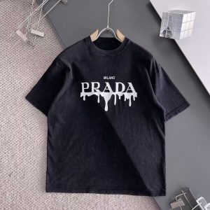 「#3811」Prada 2025 new round neck T-shirt
