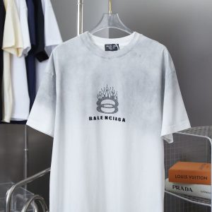 「#3103」Balenciaga Spring/Summer New Flame Hot Diamond T-shirt
