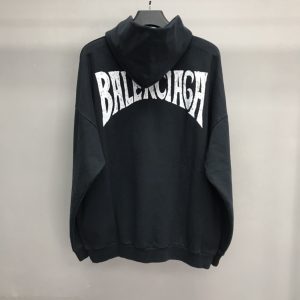 「#1221」Balenciaga back letter hoodie