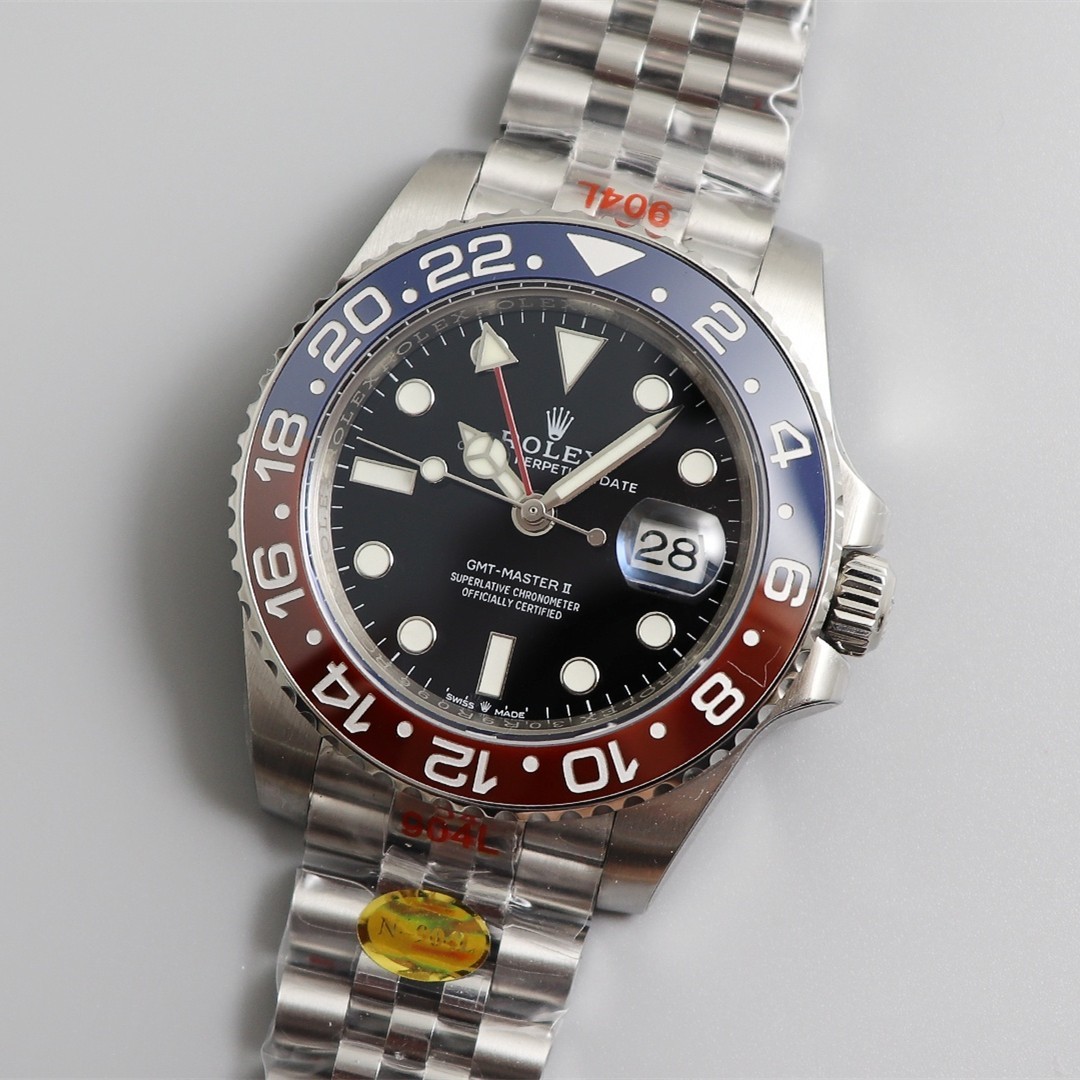 「#968」Rolex Greenwich (Coca Cola) Men's Watch