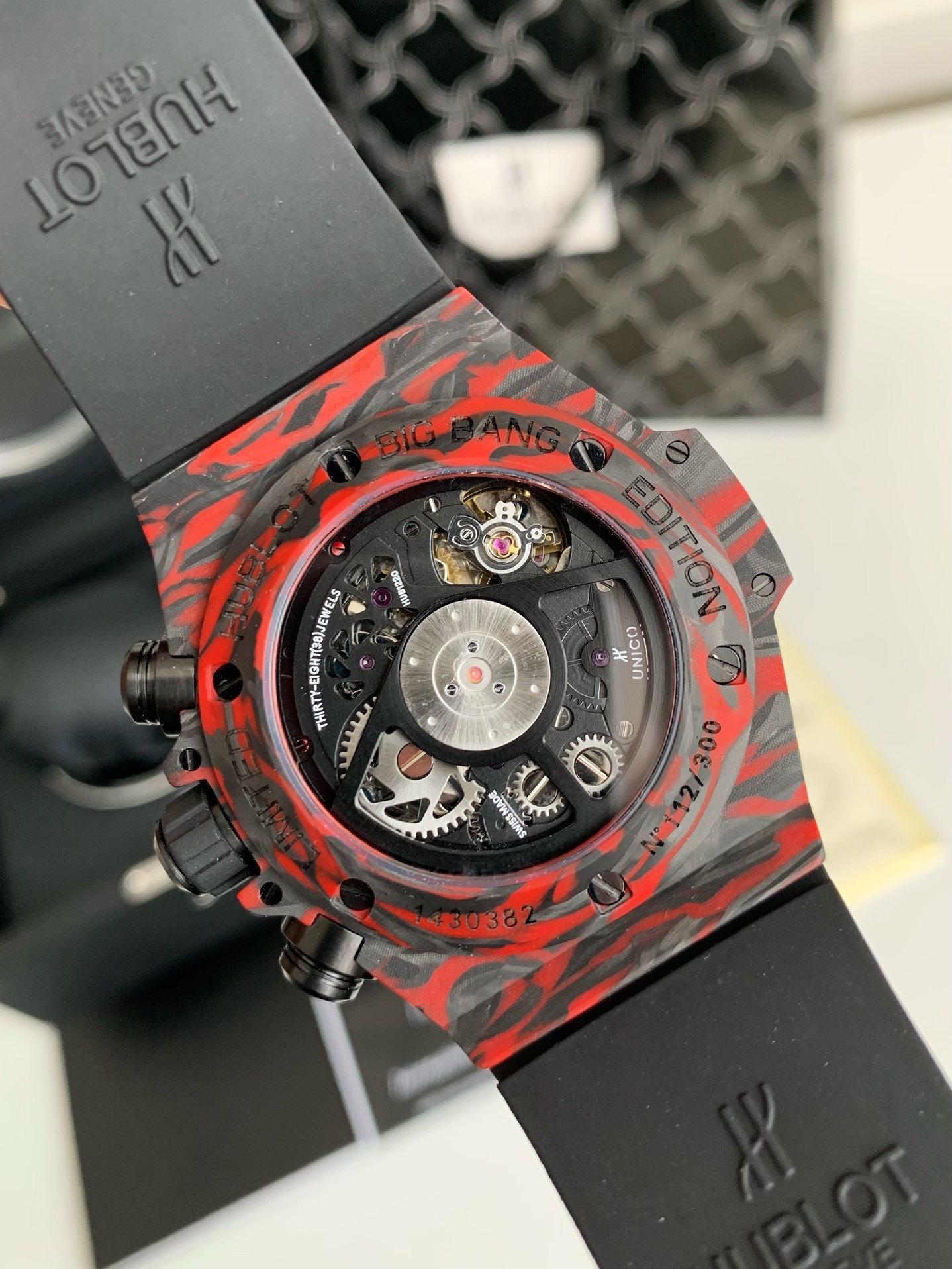「#2610」Hublot big bang series limited edition carbon fiber watch