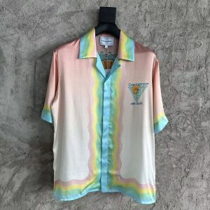 「#2901」casablanca short-sleeved dancer shirt