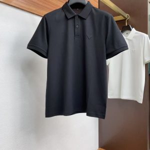 「#3805」Prada 2025 new  lapel polo short sleeve