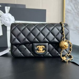 「#4595」Chanel Golden Ball Fatty, custom lambskin imported from the import channel Size: 13*20*7cm