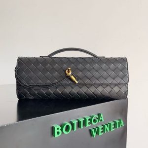 「#3846」BOTTECA VENETA uses exquisite craftsmanship intreccio woven imported sheepskin evening clutch bag Si