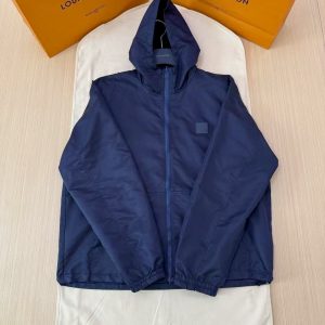 「#4769」LOUIS VUITTON jacquard double-faced windbreaker jacket