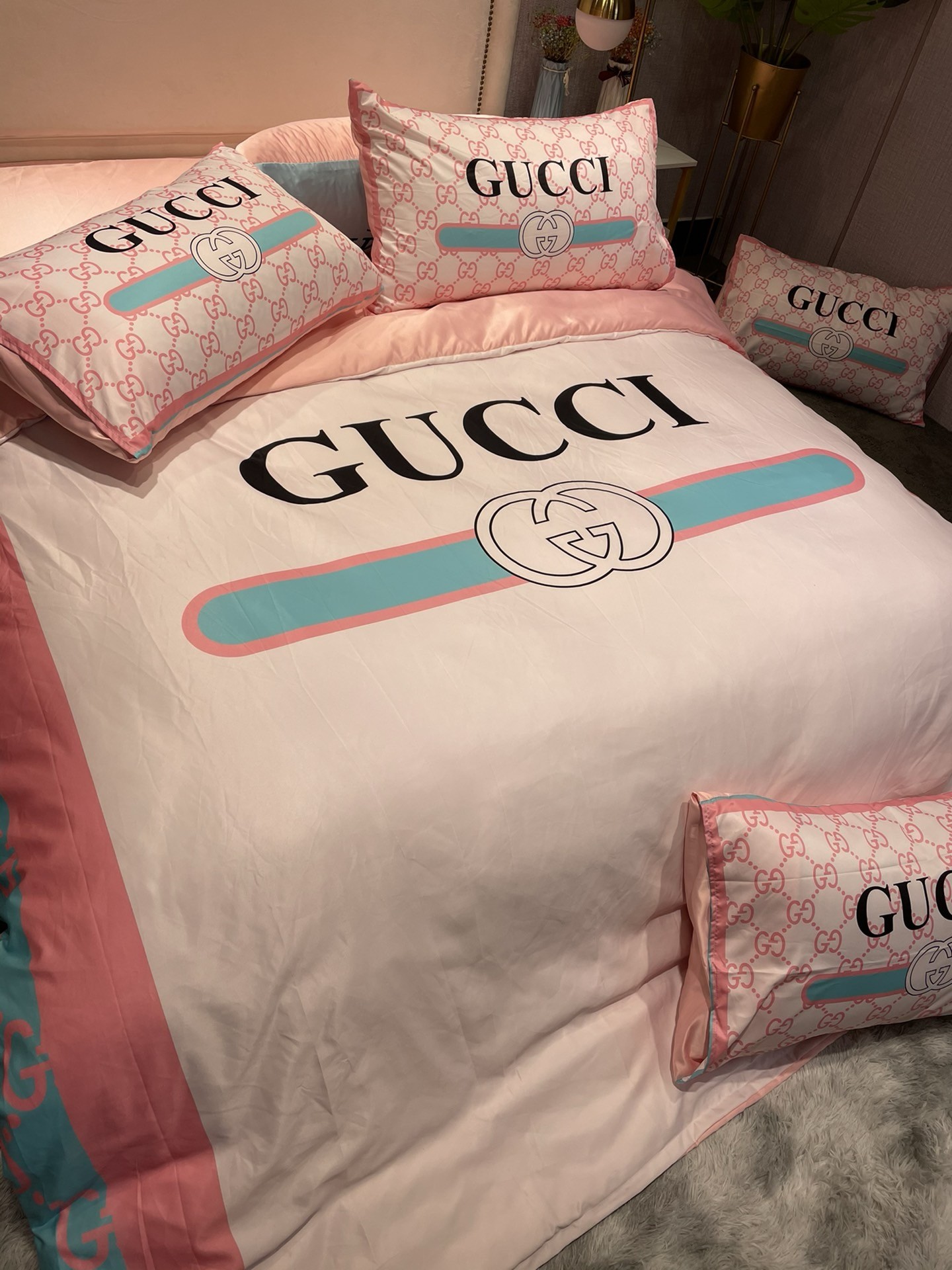 「#2246」Bedding-Gucci four-piece set