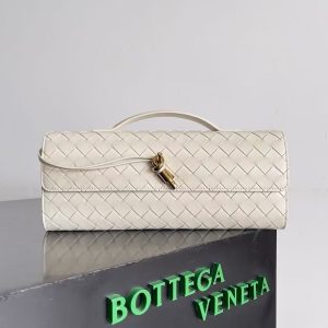 「#3849」BOTTECA VENETA uses exquisite craftsmanship intreccio woven imported sheepskin evening clutch bag Si