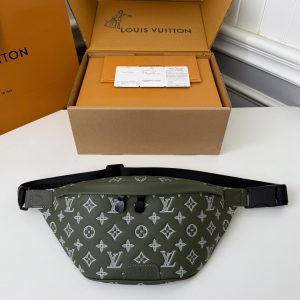 「#4035」LV DISCOVERY FULL LEATHER CHEST BAG  M12508,SIZE:15*9*44cm