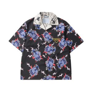 「#5581」PRADA x Crypted NFT Timecapsule Short-sleeve shirt