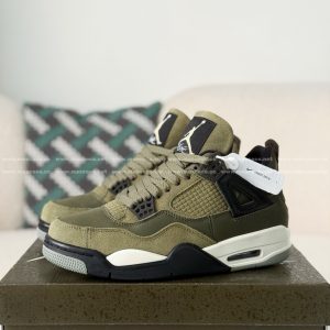 「#5539」Jordan Air Jordan 4 Craft “Olive” Basketball Shoes