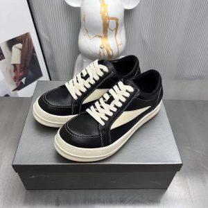 「#2516」RICK OWENS DRKSHDW calfskin vintage low-top non-slip