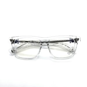 「#4246」Chrome Hearts transparent frame glasses