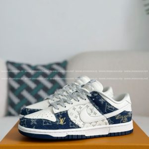 「#3161」Louis Vuitton x Nike Dunk Cowboy low-top plank shoes
