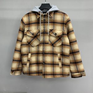 「#1201」Balenciaga flannel plaid shirt jacket
