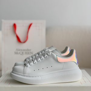 「#59」Alexander McQueen MQ Dark grey velvet tail Sneakers