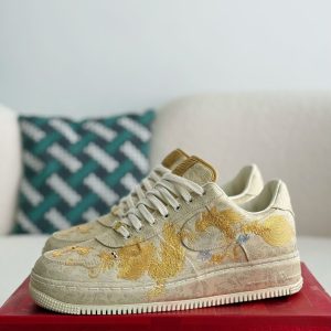 「#2724」Nike Air FORCE 1 Dragon and Phoenix Present Good Omens Sneakers