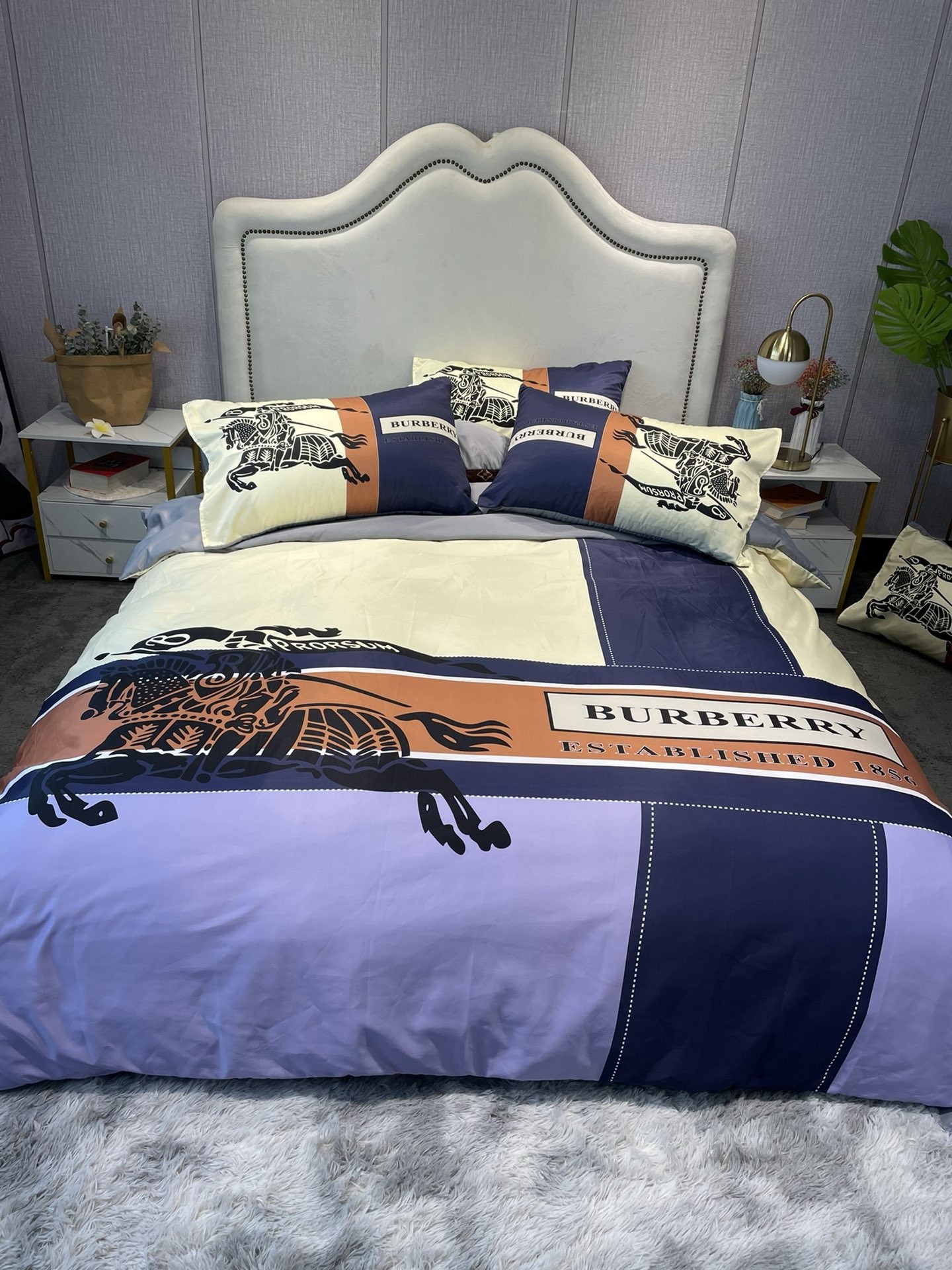 「#2251」Bedding-Burberry four-piece set