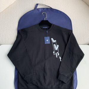 「#954」Louis Vuitton "LV Star Letters" printed t erry long sleeves Hoodie