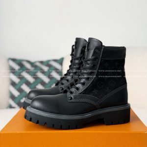 「#5025」LOUIS VUITTON RANGER LEATHER ANKLE BOOTS