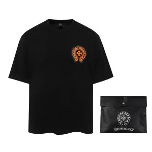 「#1639」Chrome Hearts Heavy-duty foam horseshoe print t-shirt