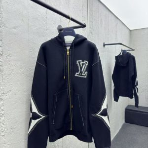 「#2602」Louis Vuitton 4-Leaf Clover Zip-Up Jacket