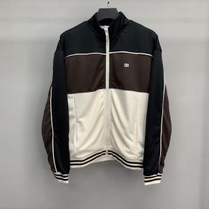 「#1160」Balenciaga color college wind zipper jacket