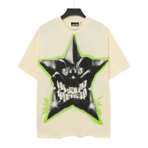「#4438」Hellstar Hellstar Cross-border European and American street fashion brand pure cotton T-shirt