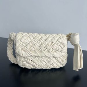 「#4492」BOTTECA VENETA Kalimero Citta imported cowhide pure hand-woven bag